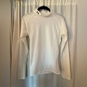 Under Armor White Long Sleeve Turtleneck